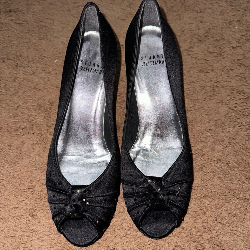 Stuart Weitzman peep toe pumps